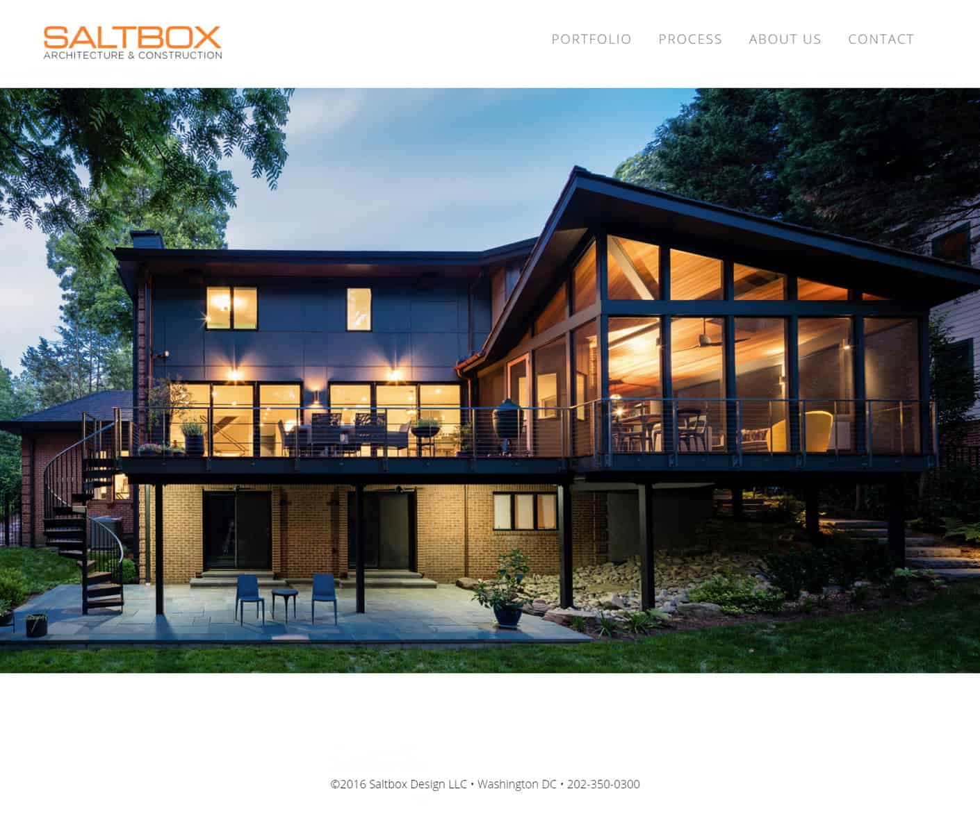 Saltbox Design website